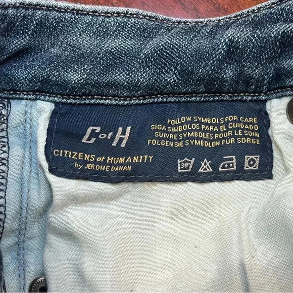 Citizens Of Humanity Size 28 Blue Denim Rocket  Skinny Jeans - Picture 6 of 6